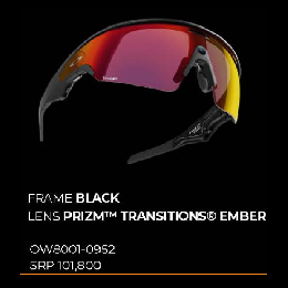 OAKLEY META VANGUARD BLACK/PRISM TRANSITIONS EMBER