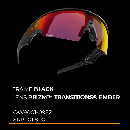 OAKLEY META VANGUARD BLACK/PRISM TRANSITIONS EMBER