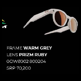 OAKLEY META HSTN WARM GREY /  PRISM RUBY