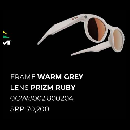 OAKLEY META HSTN WARM GREY /  PRISM RUBY