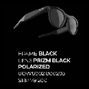 OAKLEY META HSTN BLACK/  PRISM BLACK POLARIZED