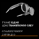 OAKLEY META HSTN CLEAR / PRISM TRANSITIONS GREY